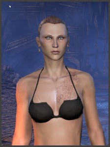 Imperial Female - Body Marking - Burn scars